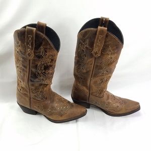 Laredo Women's Sz 8.5 Leather Western Boots